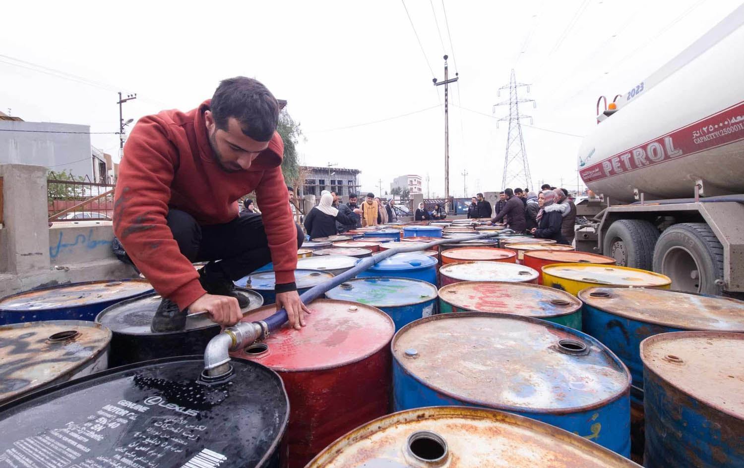 نەوت و کانزاکانی هەولێر: 70%ـی دانیشتووانی ناوچە شاخاوییەکان نەوتیان وەرگرتووە