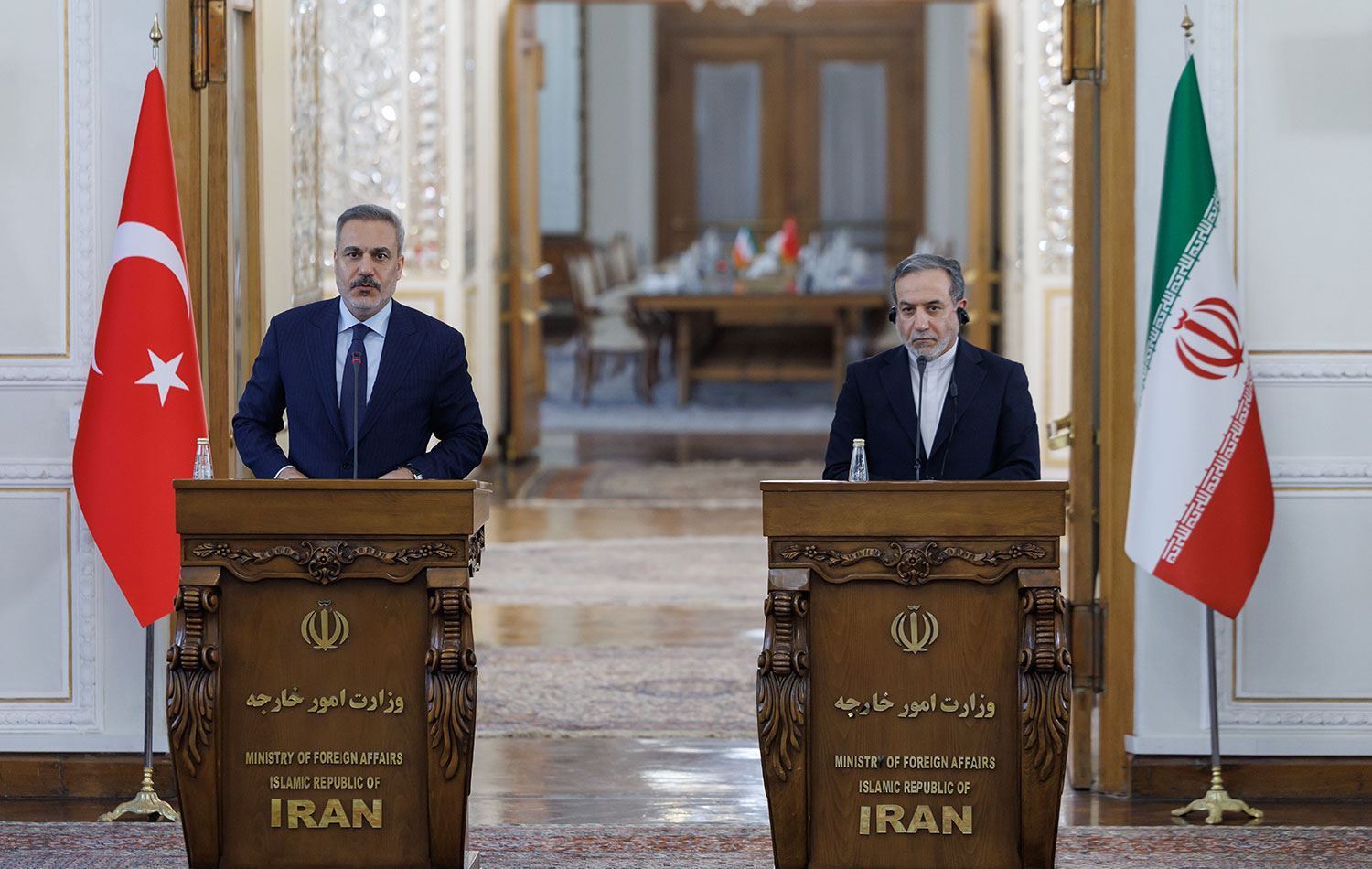 Hakan Fîdan û Ebas Eraqçî / Wêne: AA