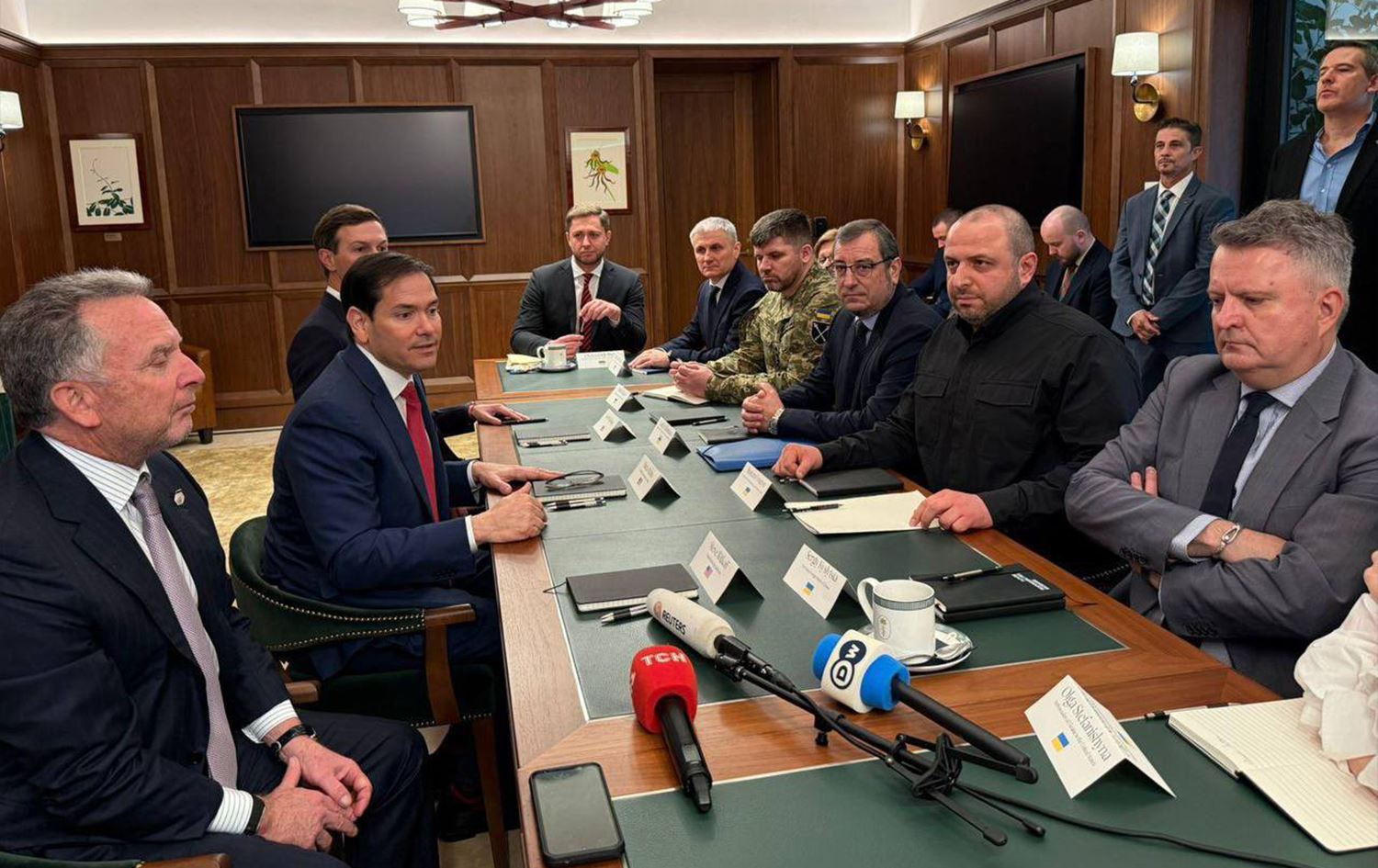 Civîna heyetên Amerîka û Ukraynayê /Wêne: Rustem Umerov