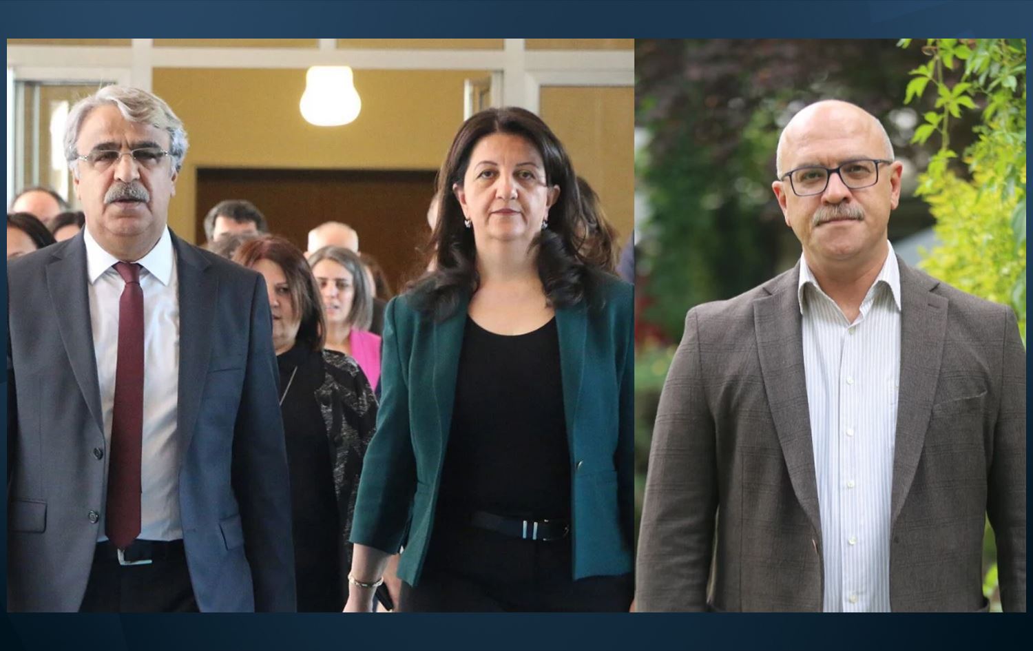 Mîthat Sancar, Pervîn Buldan û Faîk Ozgur Erol / Wêne: Arşîv