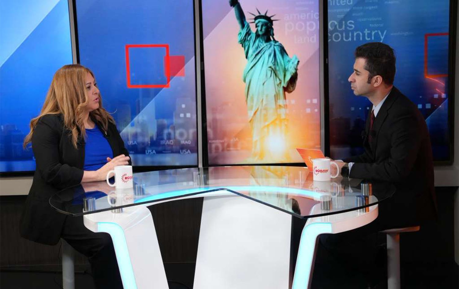 هەڤپەیڤینی رووداو لەگەڵ تریفە عەزیز، نوێنەری حکومەتی هەرێمی کوردستان لە ئەمریکا