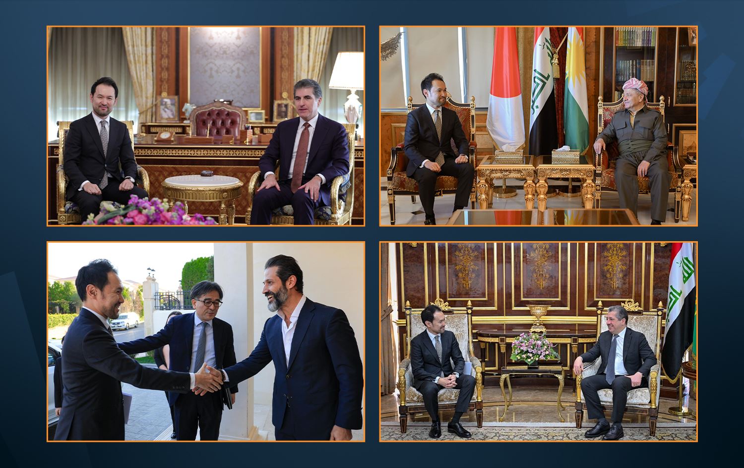 Japan's high-level delegation discusses Khor Mor attack with Kurdish officials