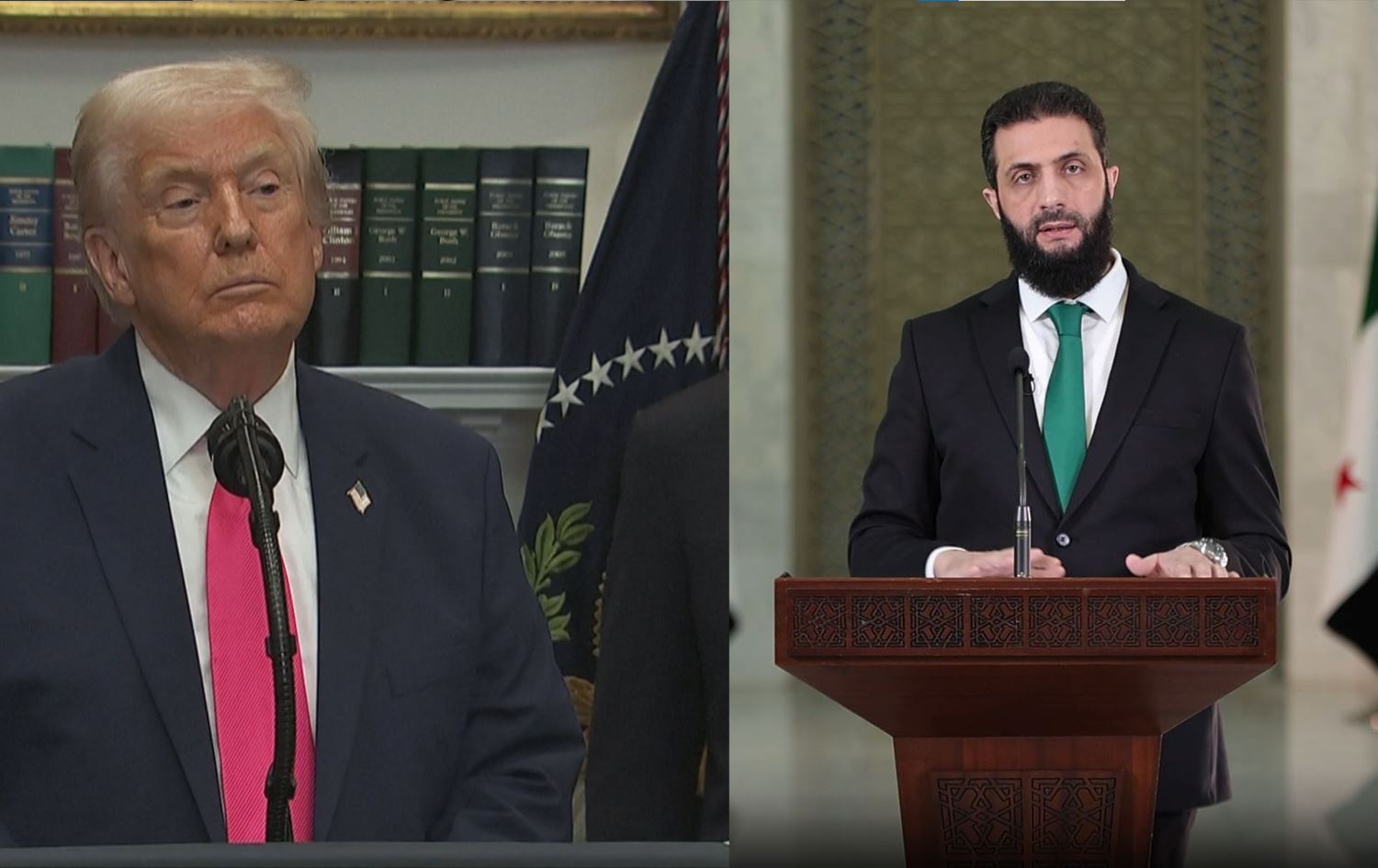 Trump says has confidence in Syria’s Sharaa