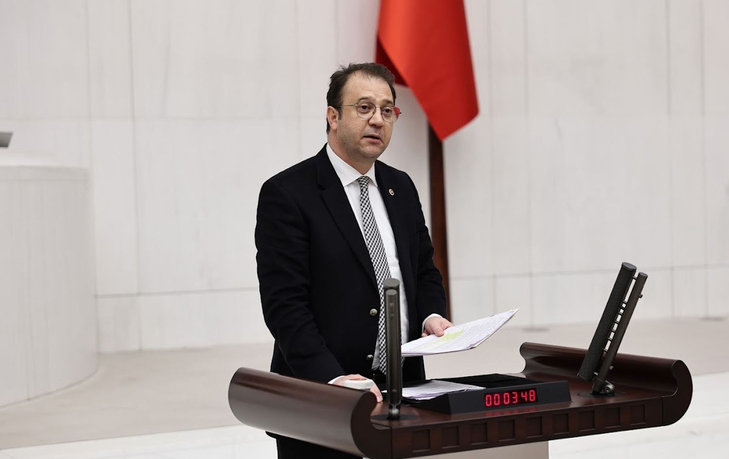 Parlamenterê Qersê yê CHPyê Înan Akgun Alp / Wêne: ANKA