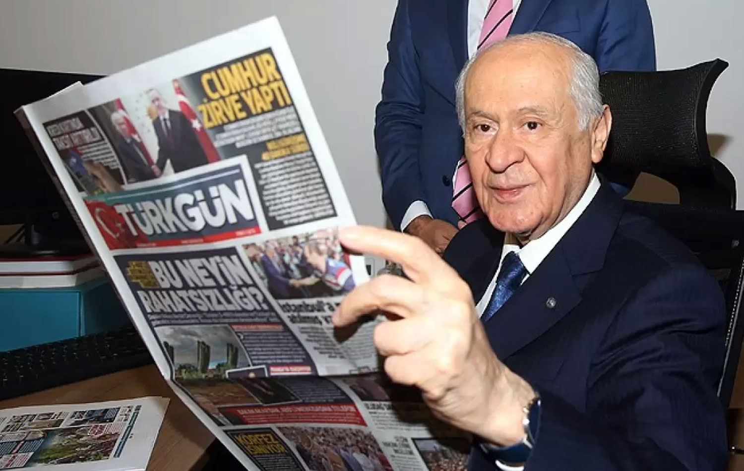 Serokê Giştî yê MHPyê Devlet Bahçelî / Wêne: Rojnameya Turkgunê