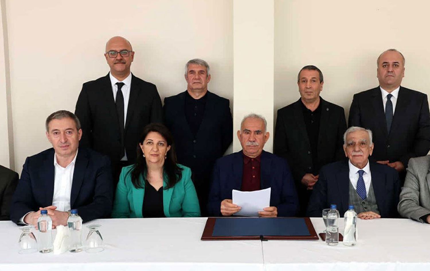 Hevdîtina Heyeta DEM Partiyê û Abdullah Ocalan / Wêne: Arşîv