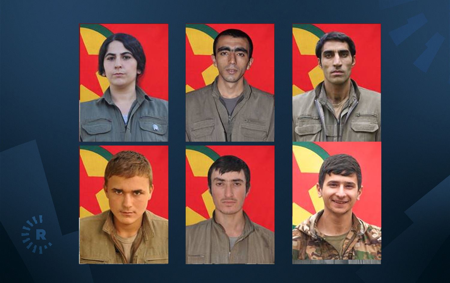 Gerîlayên ku canê xwe ji dest daye / Wêne: HPG-Rûdaw Grafîk