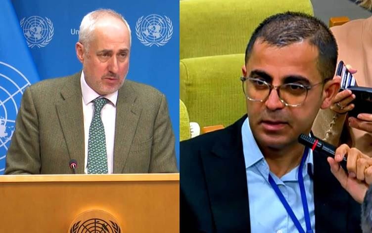 Stephane Dujarric ji Rûdawê re axivî / Wêne: Ji ber dîmenan, Rûdaw