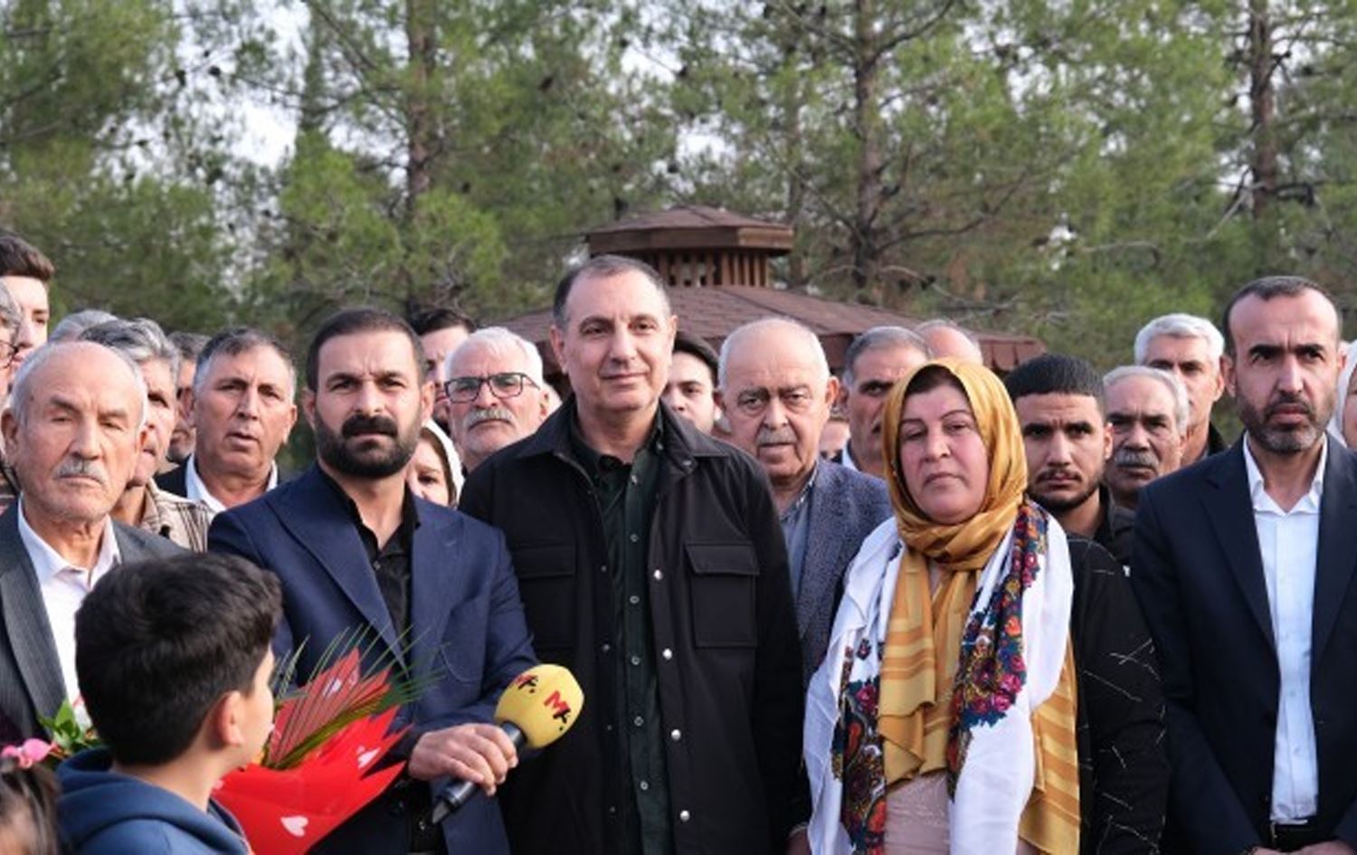 Dîmenê dema pêşwaziya Nîhat Şahîn \ Wêne: MA 