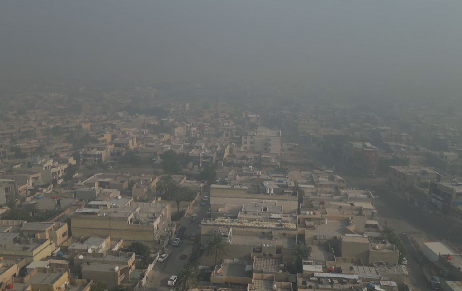 التلوث في سماء بغداد