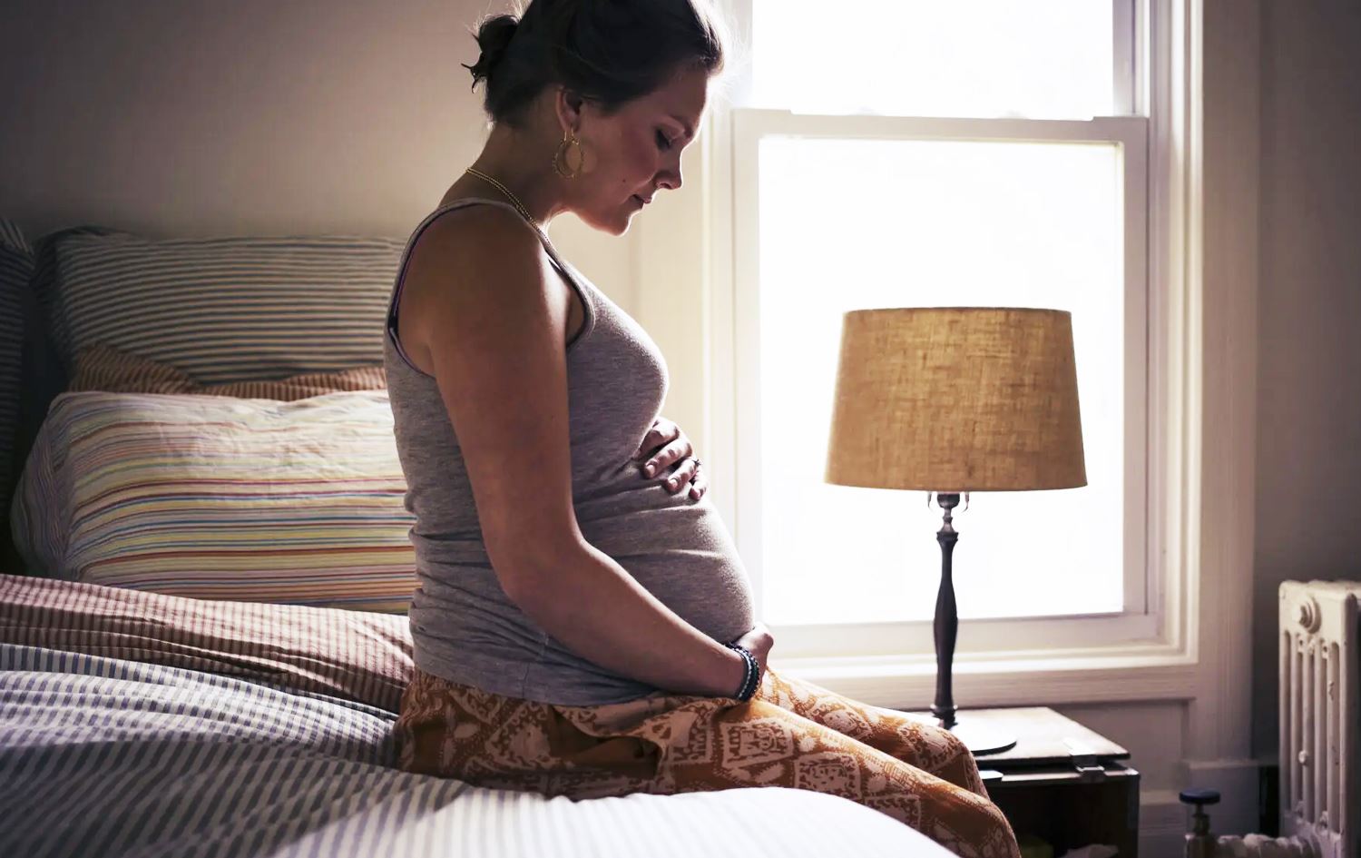 خانمێکی دووگیان. 