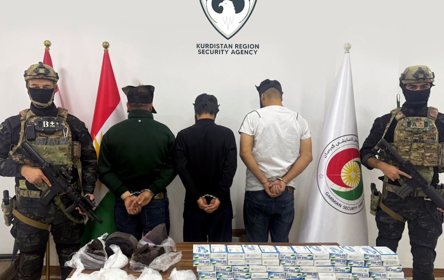 لە کەلار سێ بازرگانی مادەی هۆشبەر دەستگیرکران