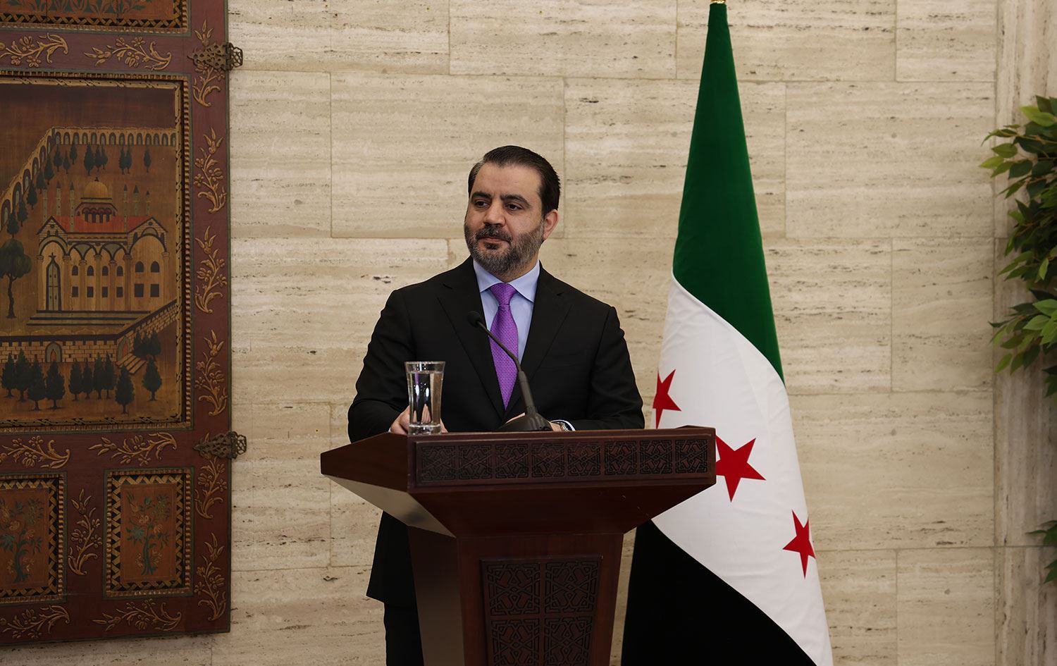 Wezîrê Karên Derve yê Sûriyeyê Eshed Şeybanî / Wêne: AA