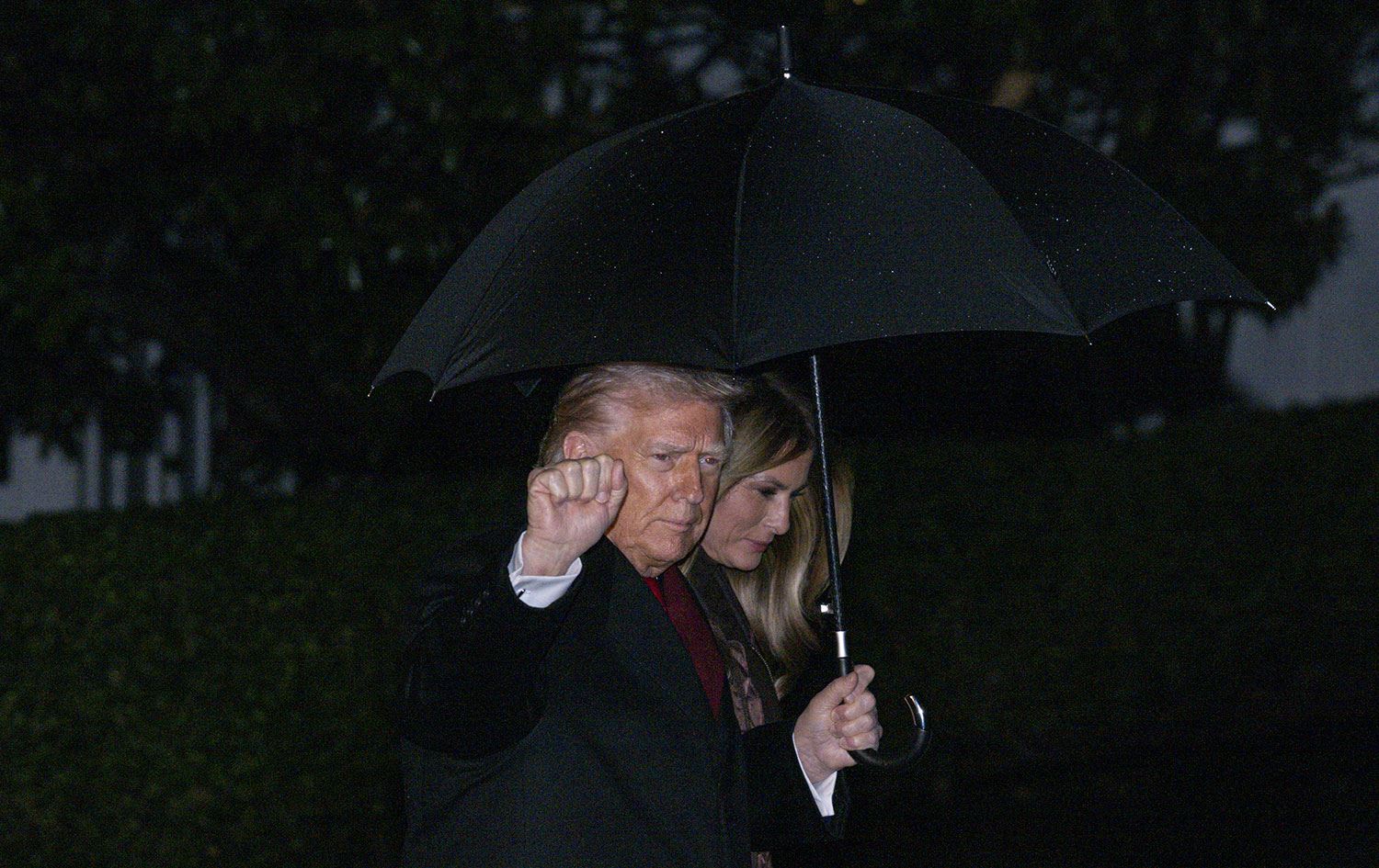 ABD Başkanı Donald Trump ve eşi Melania Trump / AA