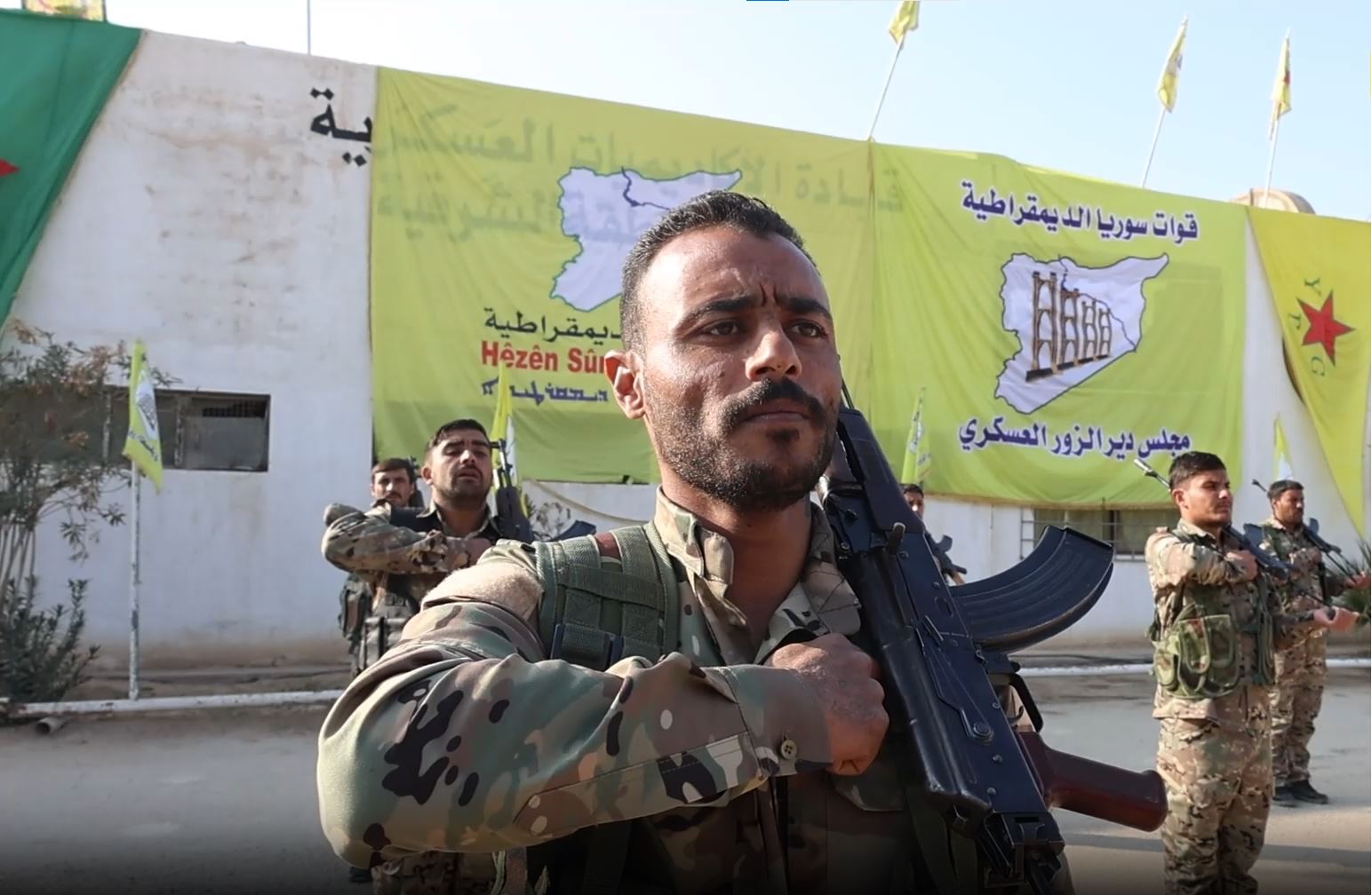 Graduation of some SDF members in Deir ez-Zor, eastern Syria in December 2025. Photo: SDF 