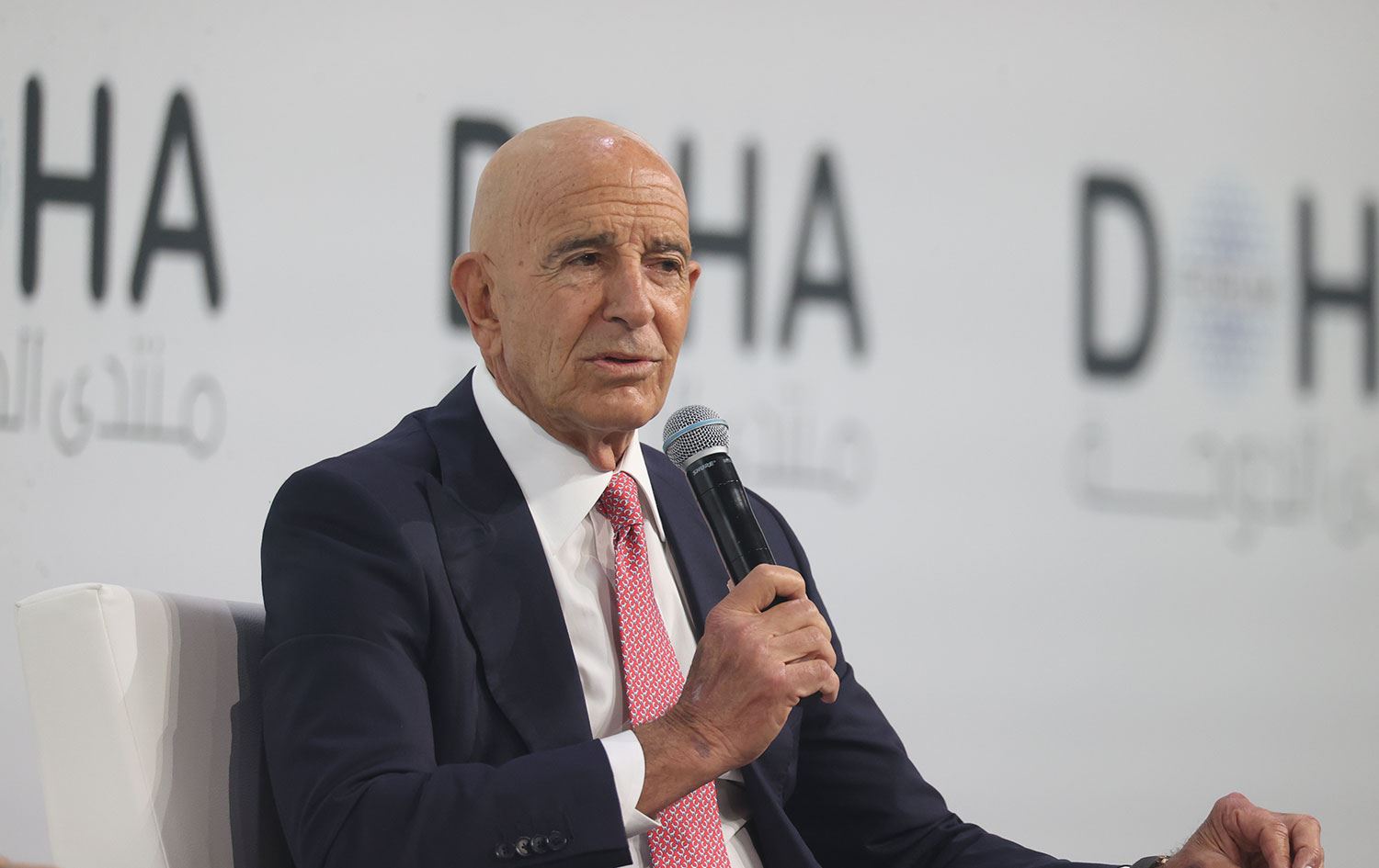 ABD'nin Suriye Özel Temsilcisi ve Ankara Büyükelçisi Tom Barrack Doha Forumu'na katılmıştı. / AA