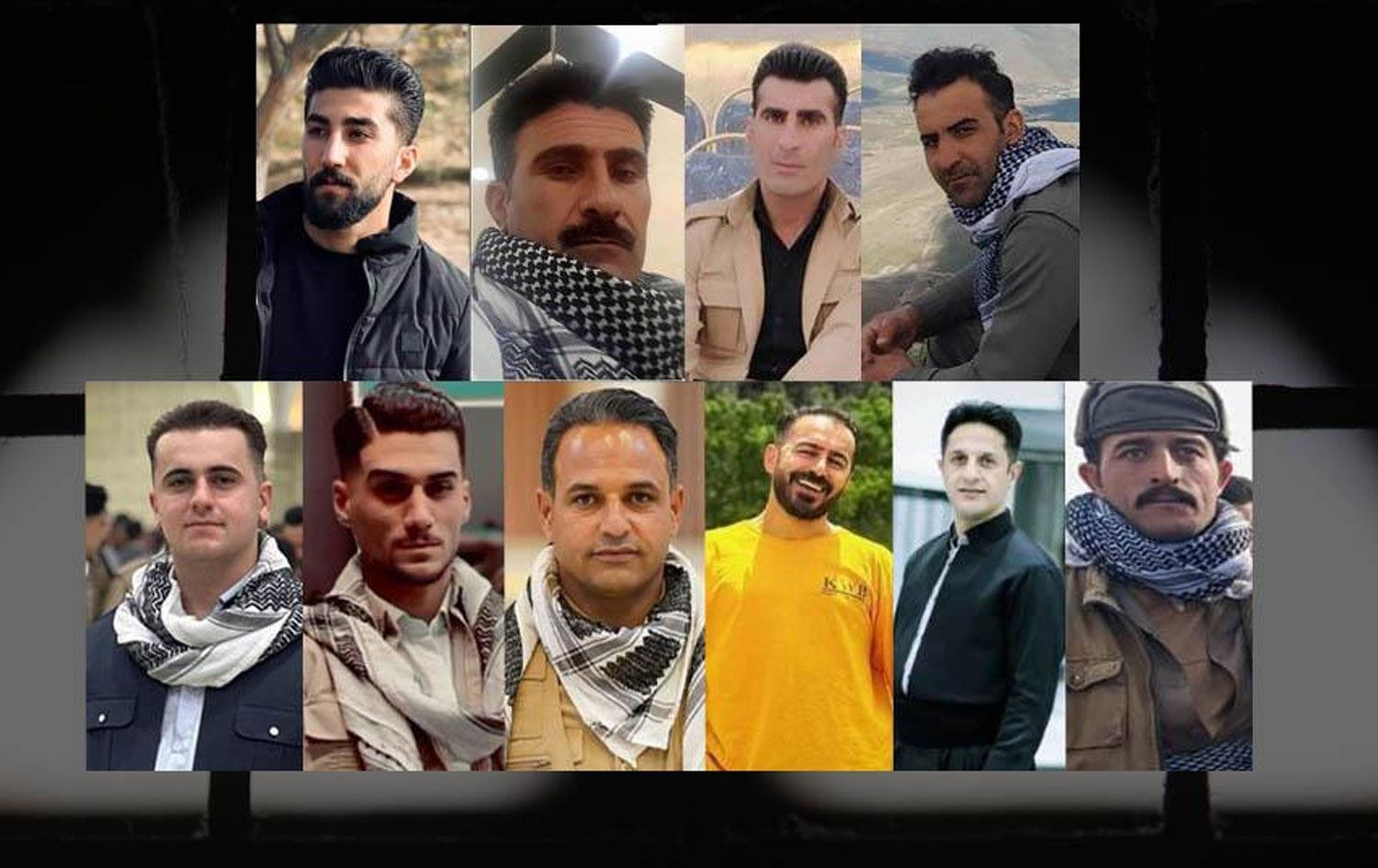 Kesên ku hatine desteserkirin û girtin / Wêne: Tora Mafên Mirovan a Kurdistanê