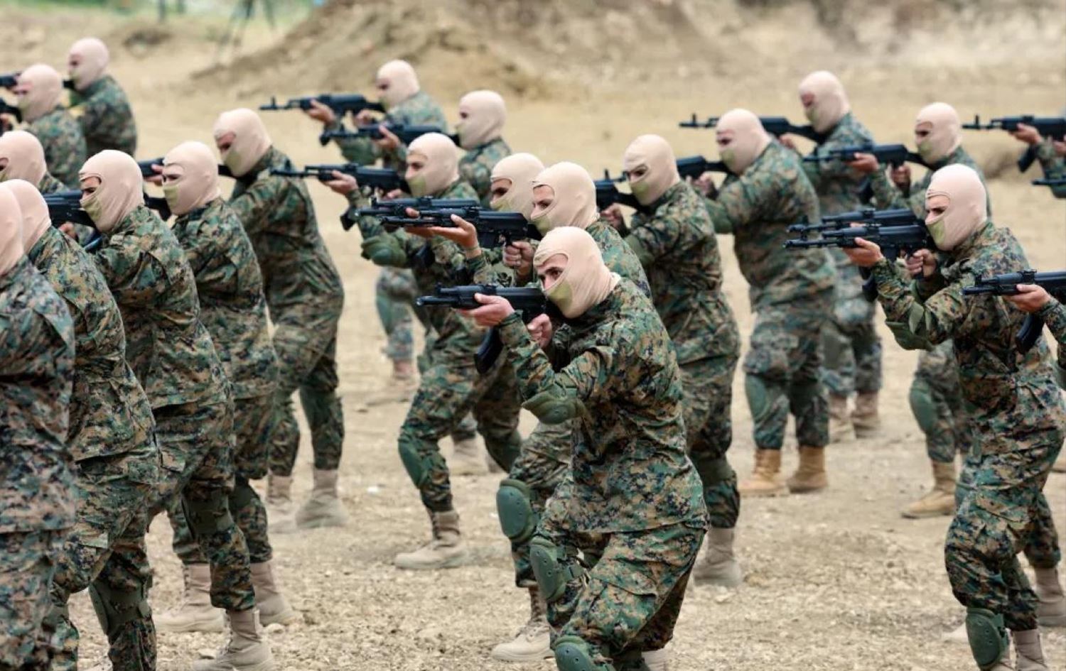 Çekdarên Yekîneya Ridwan\ Wêne: AFP