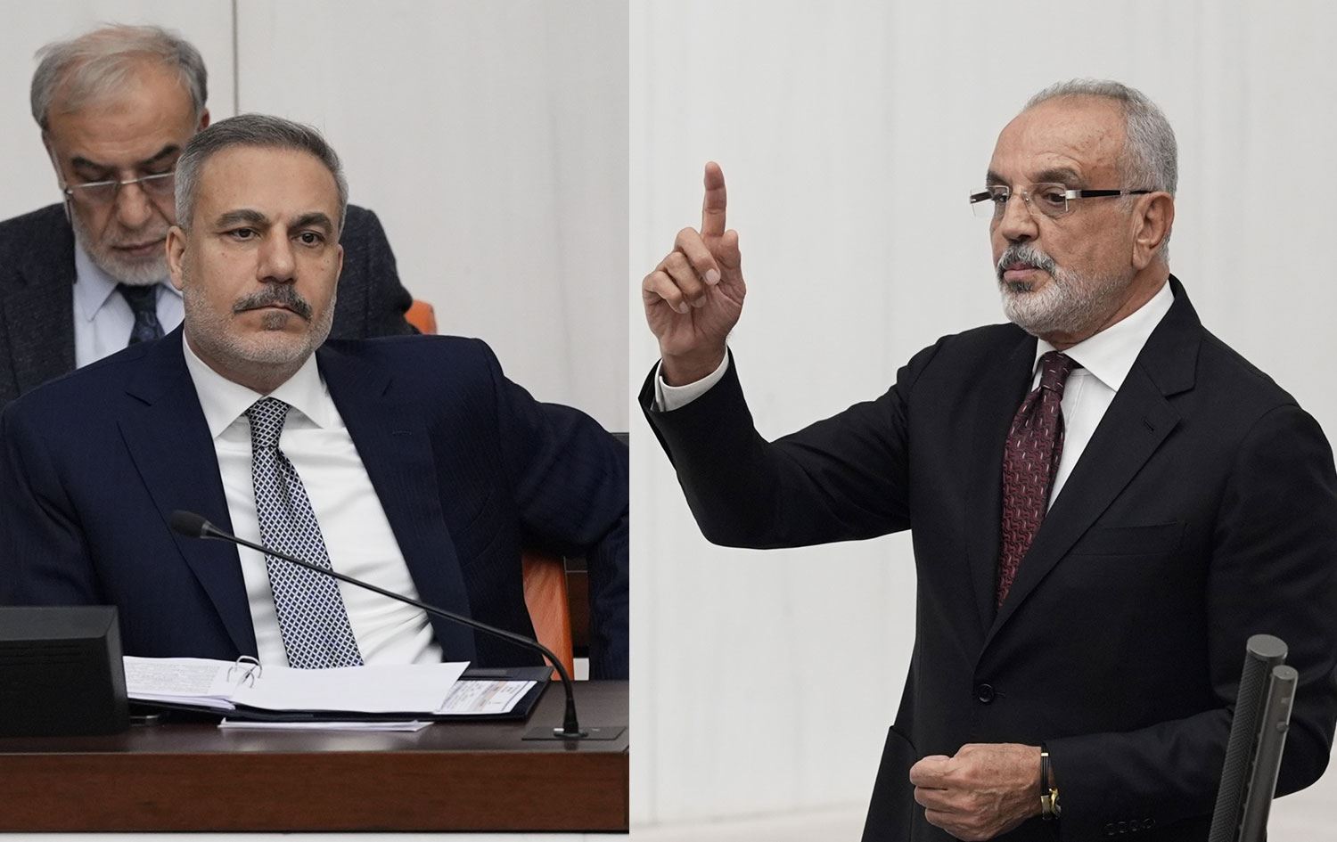 Dışişleri Bakanı Hakan Fidan ve DEM Parti Milletvekili Sırrı Sakık