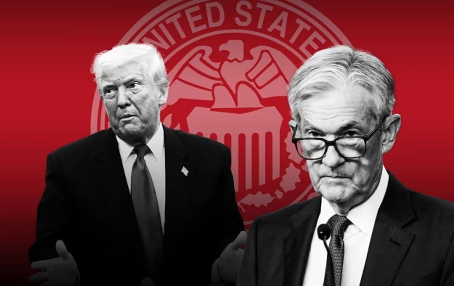 Donald Trump û Jerome Powell /Wêne: FT