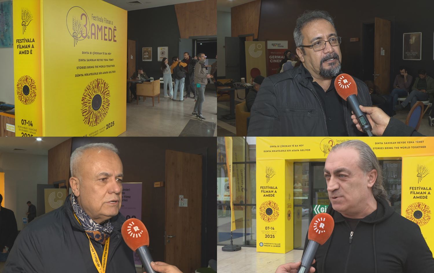 Sedat Bariş, Cabbar Bariş û Murat Batkî /Wêne: Rûdaw