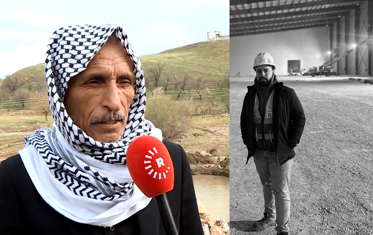 وێنەی کوڕ و باوکەکە. 