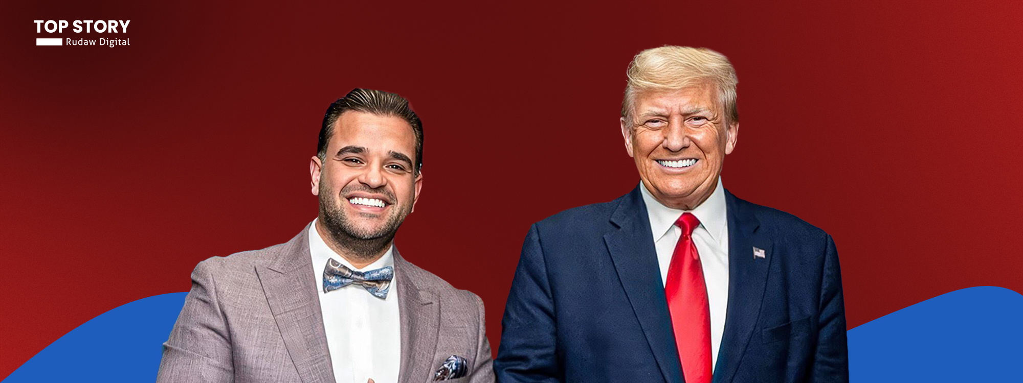 Savaya û Trump / Wêne: Rûdaw Grafîk