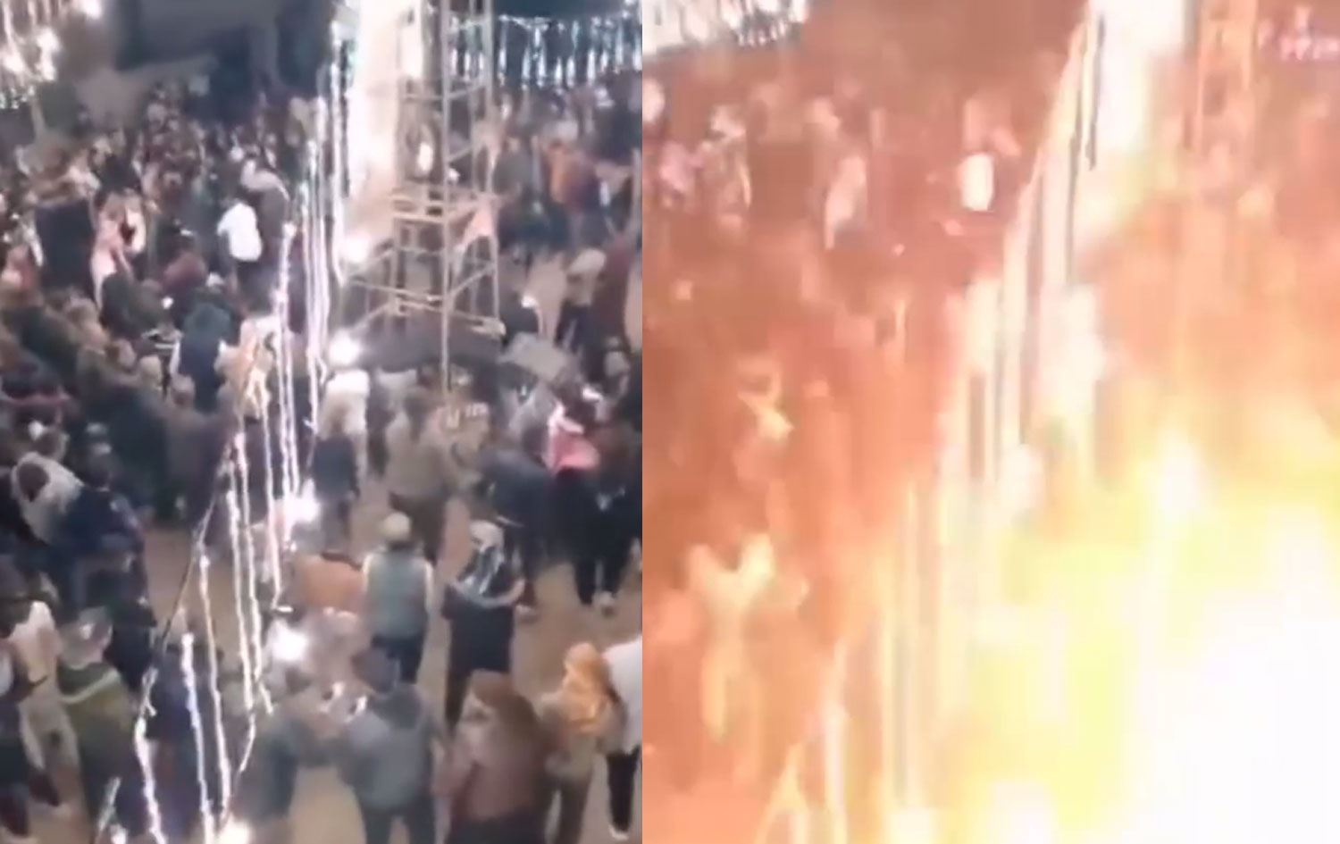 Li dawetê teqîn çêbû / Wêne: Ji ber dîmenan