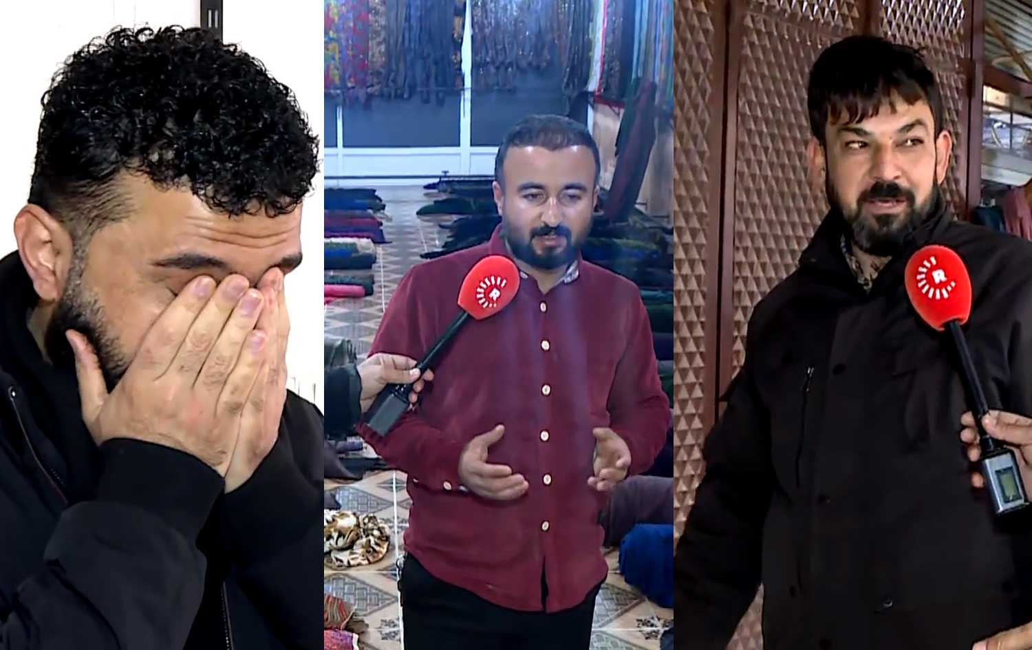 چەند هاونیشتمانییەکی پیرەمەگروون کە زیانیان بەهۆی لافاوەکەوە بەرکەوتووە