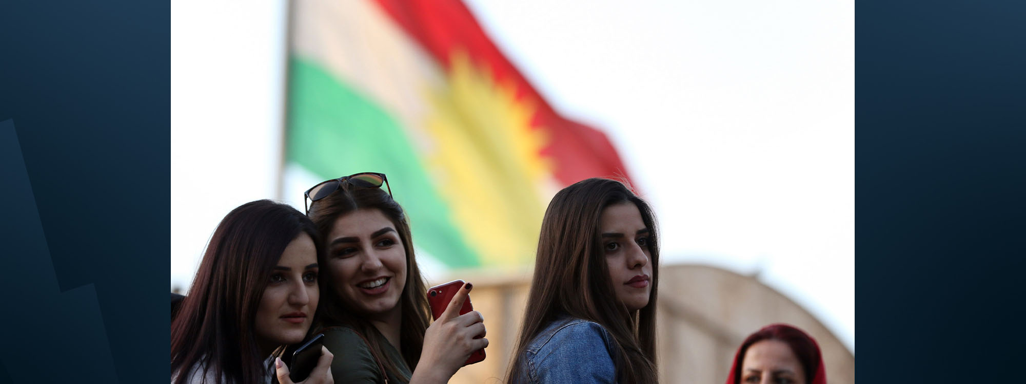 Kurdish women attend a music concert at the Erbil citadel in March 2018, in Erbil. Photo: AFP