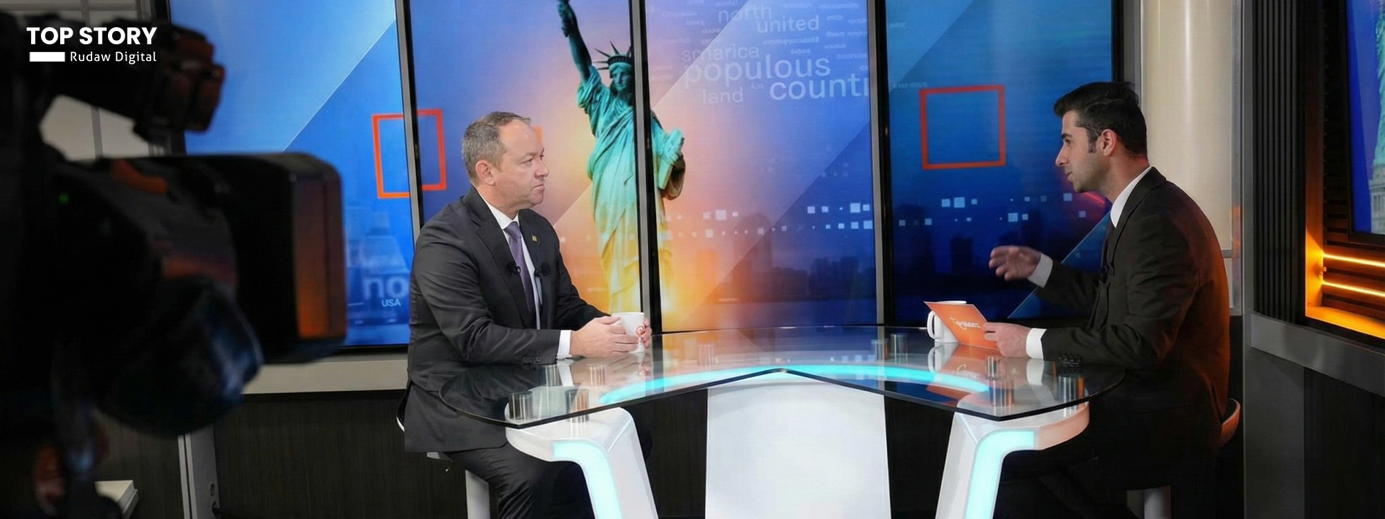 ABD Kongre Üyesi Marlin Stutzman Rûdaw Washington temsilcisi Diyar Kurda’nın sorularını yanıtladı/Washington - Rûdaw