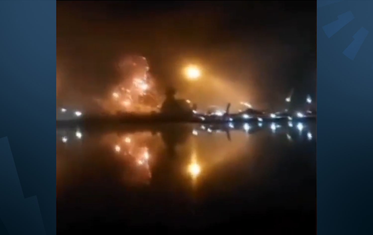 ساتەوەختی هێرشەکە. 