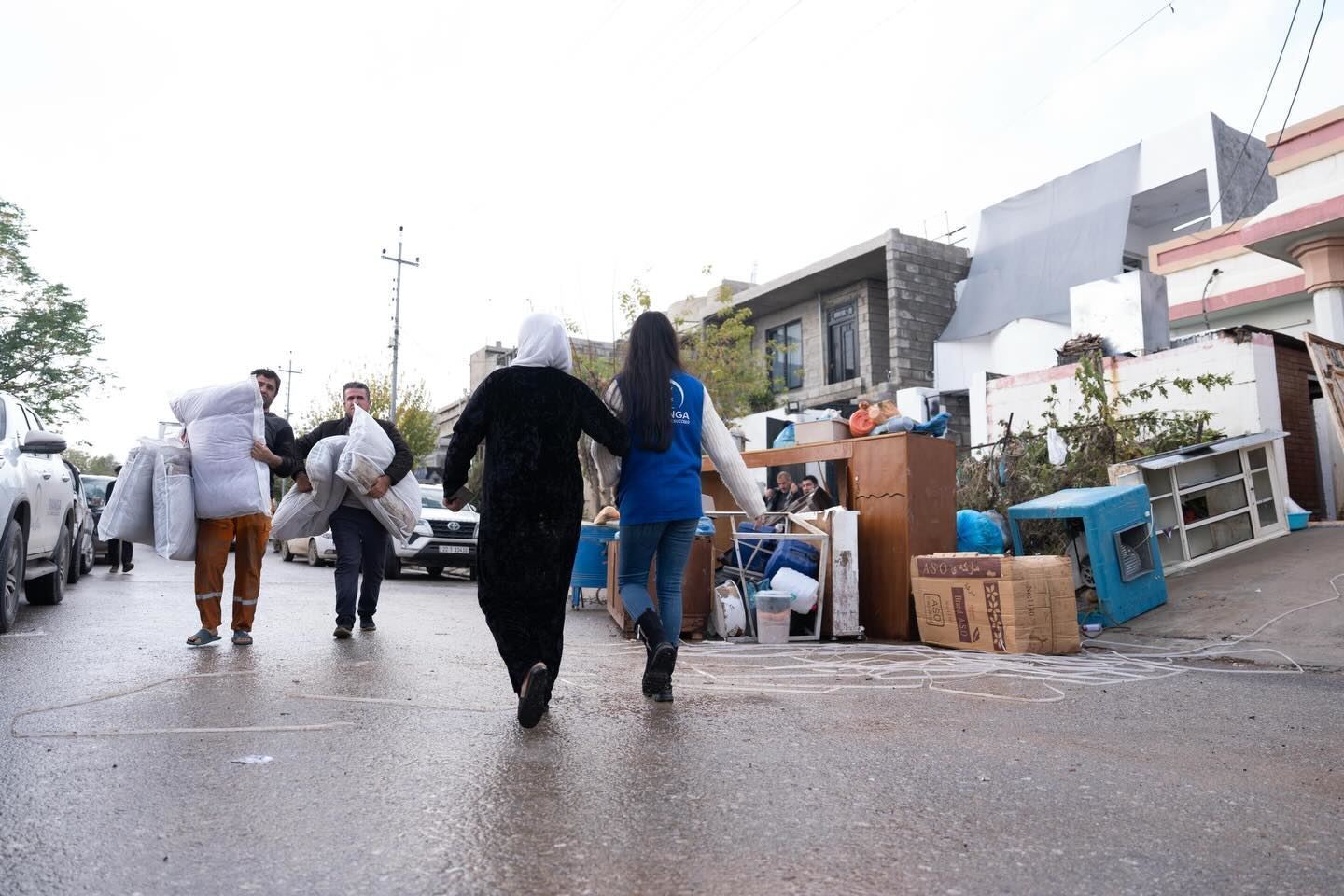 Süleymaniye'ye gönderilen yardımlar - Rûdaw