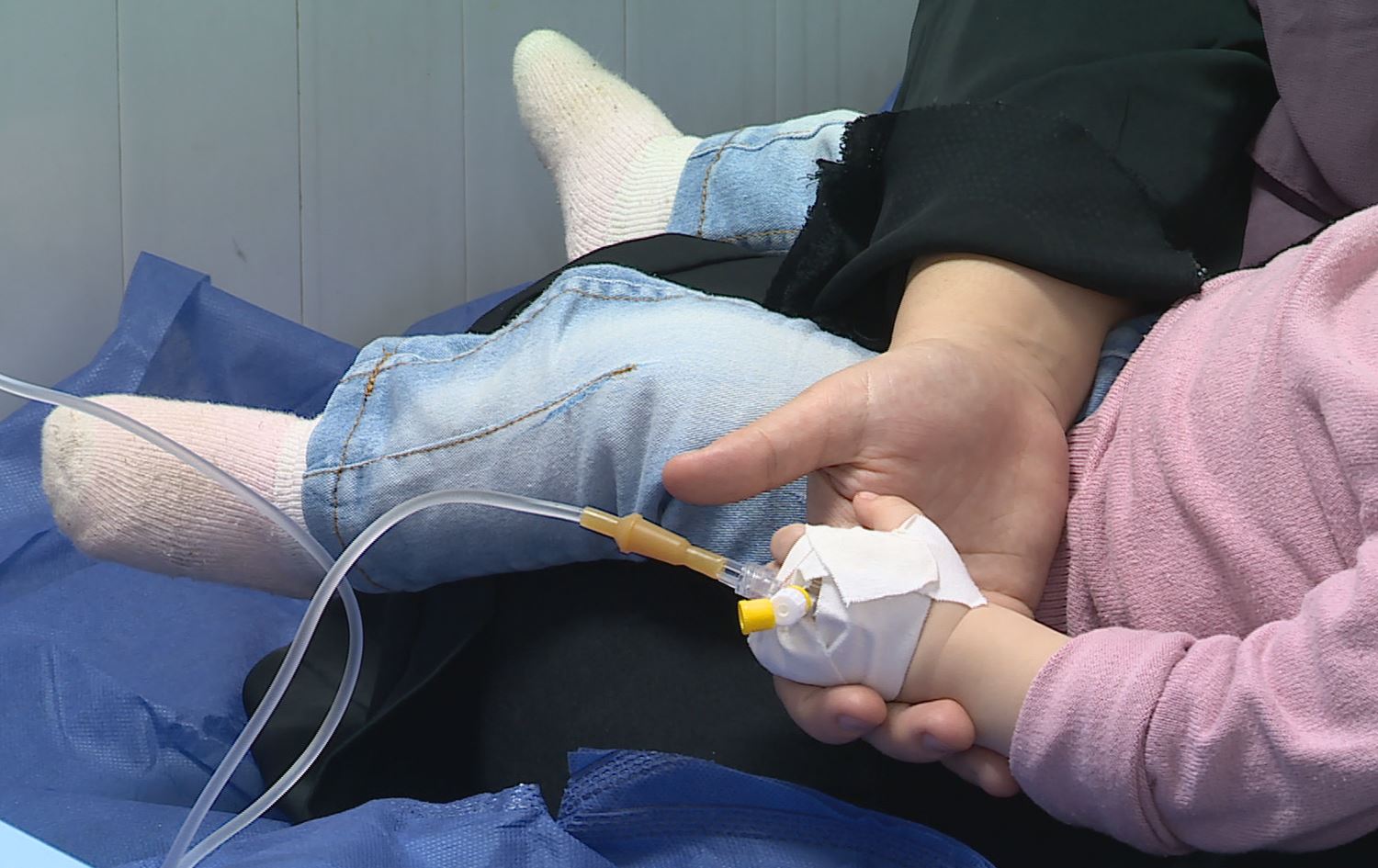 منداڵێکی نەخۆش. وێنە: رووداو