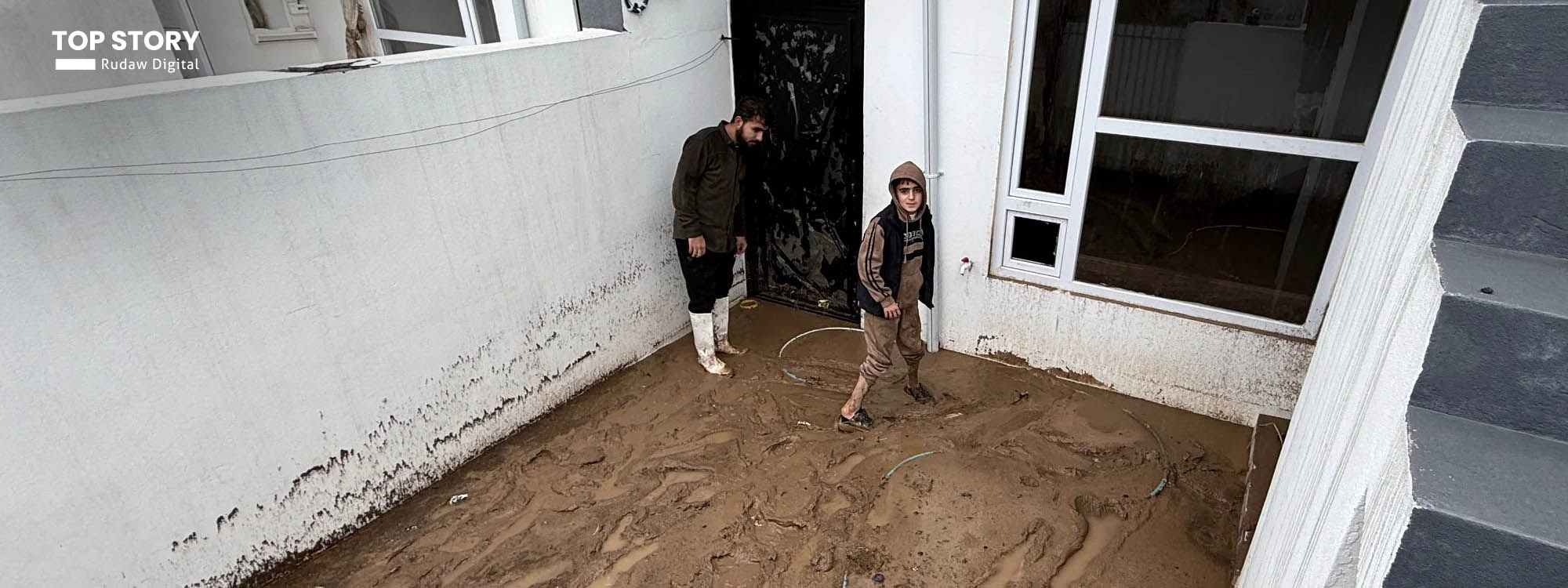 بەدواداچوون بۆ لافاوەکەی چەمچەماڵ؛ 'رێڕەوەکانی ئاو بە زێدەڕۆیی گۆڕاون'