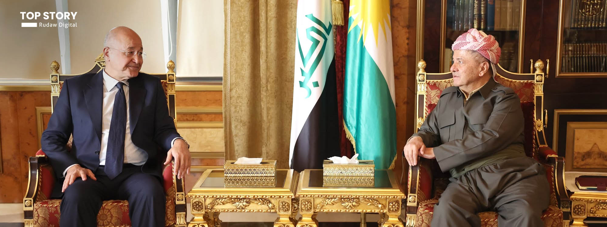 سەرۆک بارزانی بۆ بەرهەم ساڵح: خۆشحاڵم کوردێک پۆستێکی گرنگی لە UN وەرگرتووە