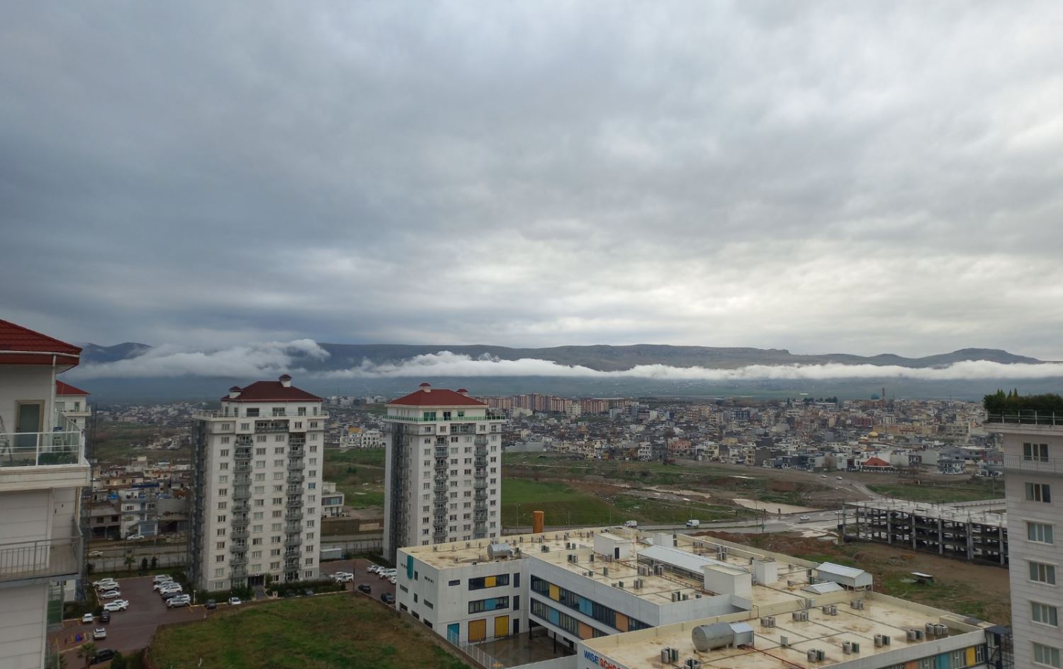 کەشێکی باراناوی لە سلێمانی. وێنە: رووداو