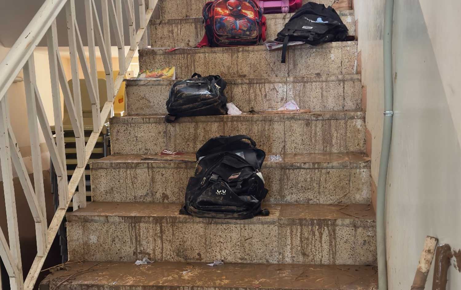 قوتابخانەیەک لە تەکیە لەدوای لافاوەکە