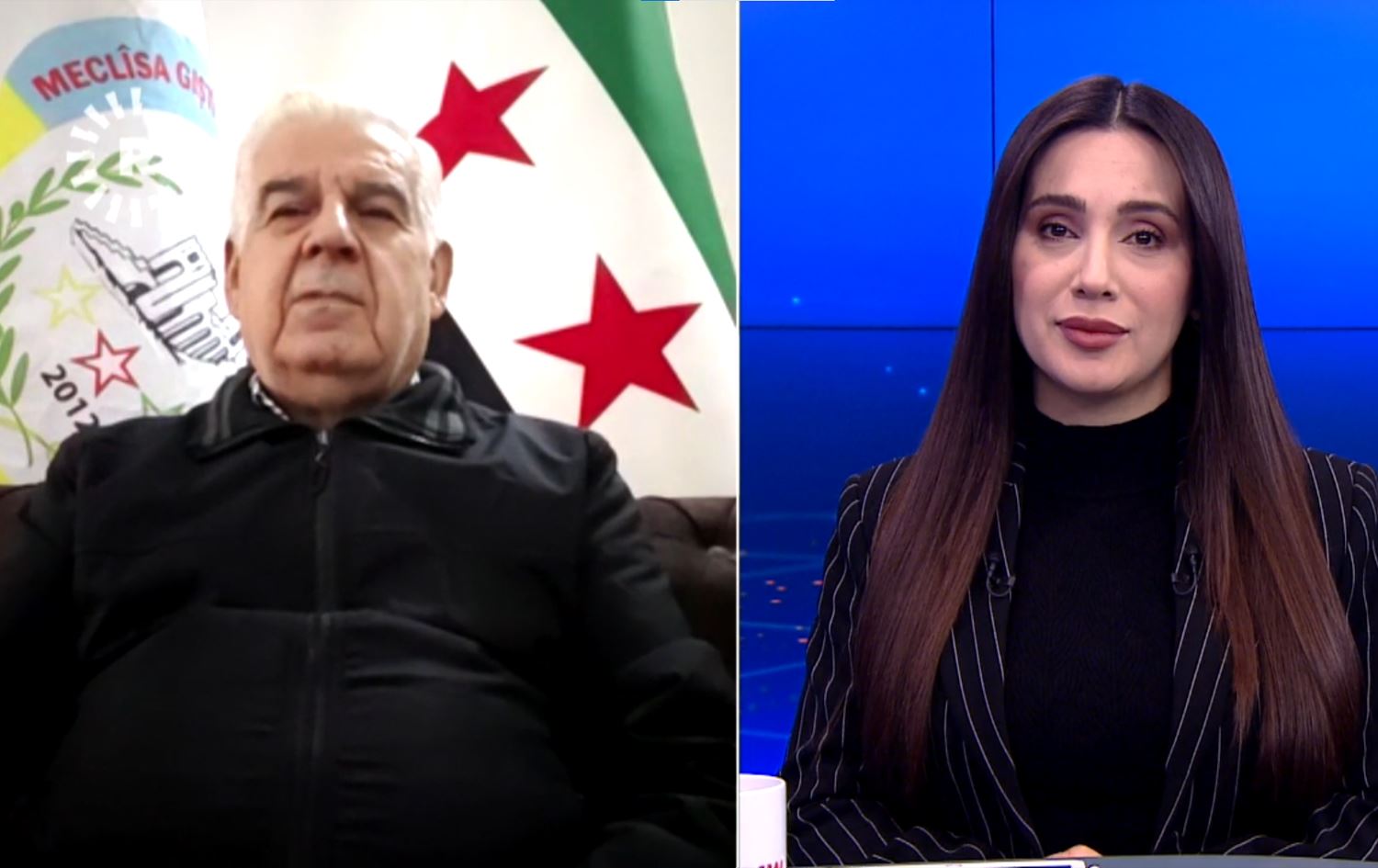 Nûrî Şêxo bû mêvanê Rûdawê / Wêne: Ji ber dîmenan