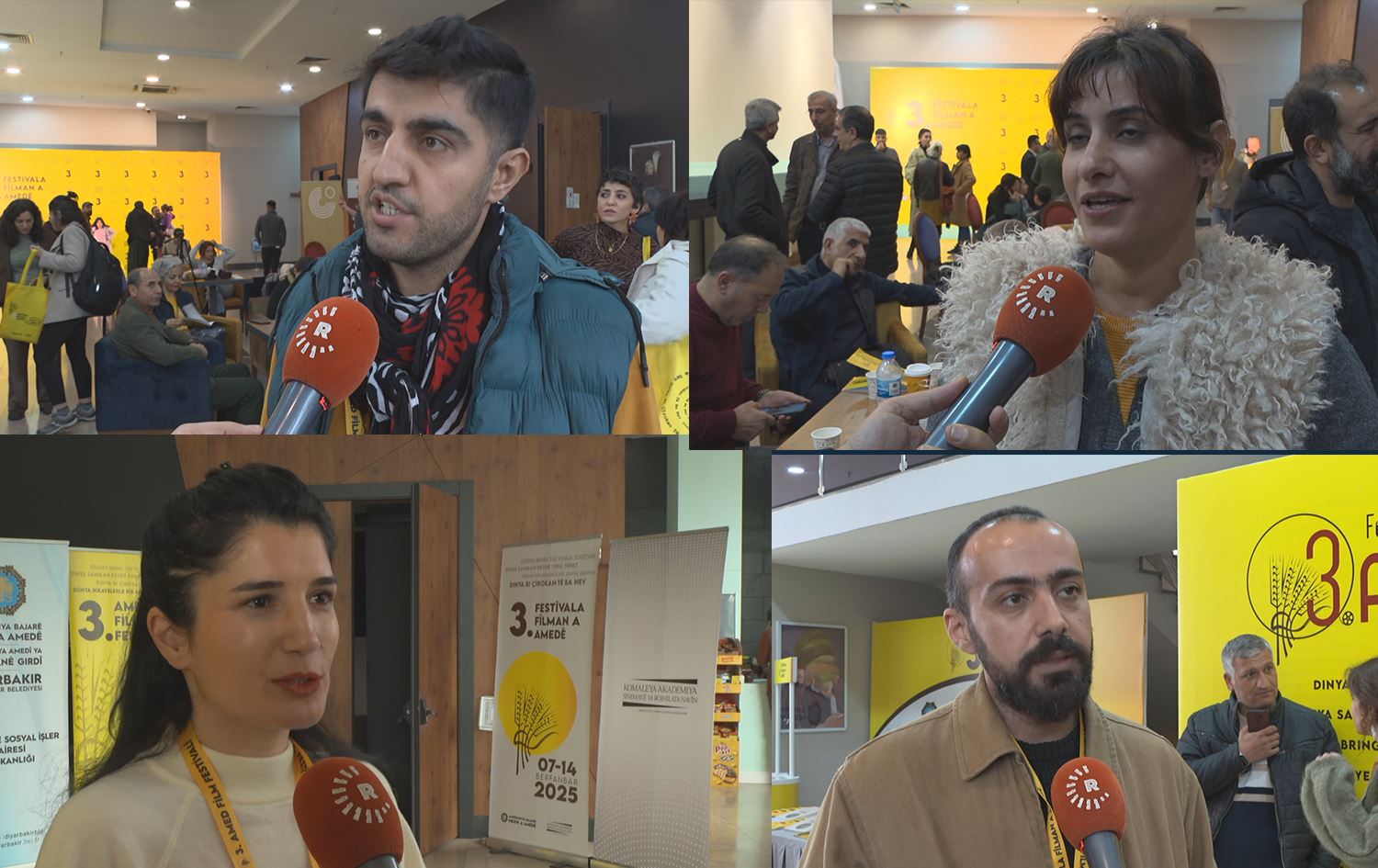 Derhêner û temaşevanên ku ji Rûdawê re axivîn\ Wêne û Vîdeo: Rûdaw