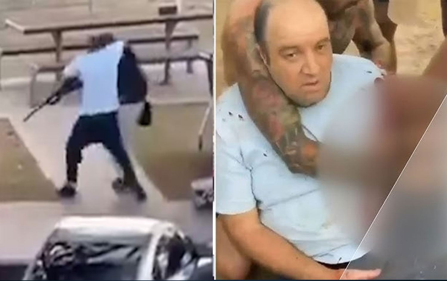 halka ateş açan saldırganı durduran Ahmed el-Ahmed  / Video alıntısı