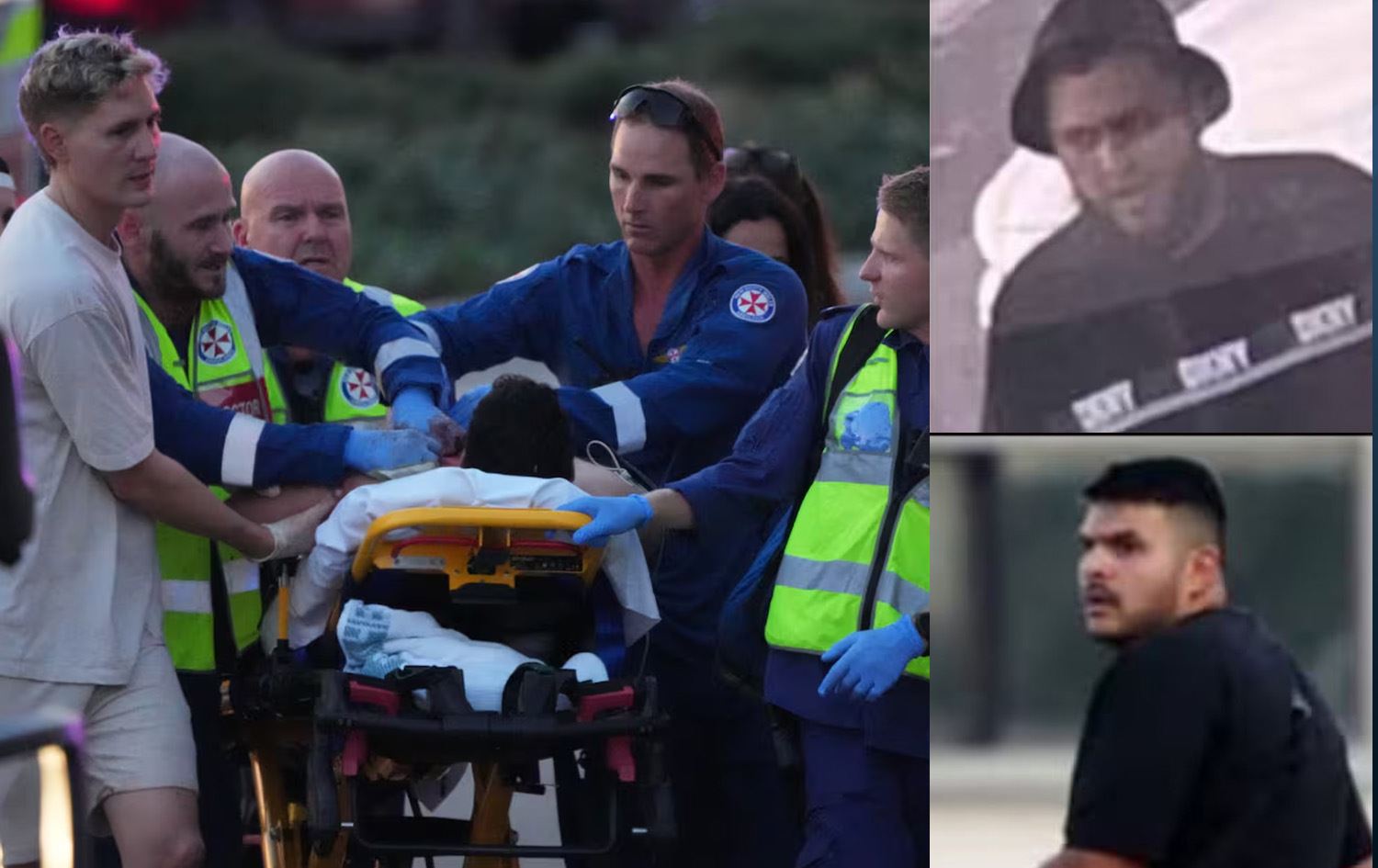 وێنەی بریندارێکی هێرشەکەی سیدنیی ئوسترالیا و ئەو کوڕ و باوکەی پۆلیس دەڵێت هێرشەکەیان کردووە