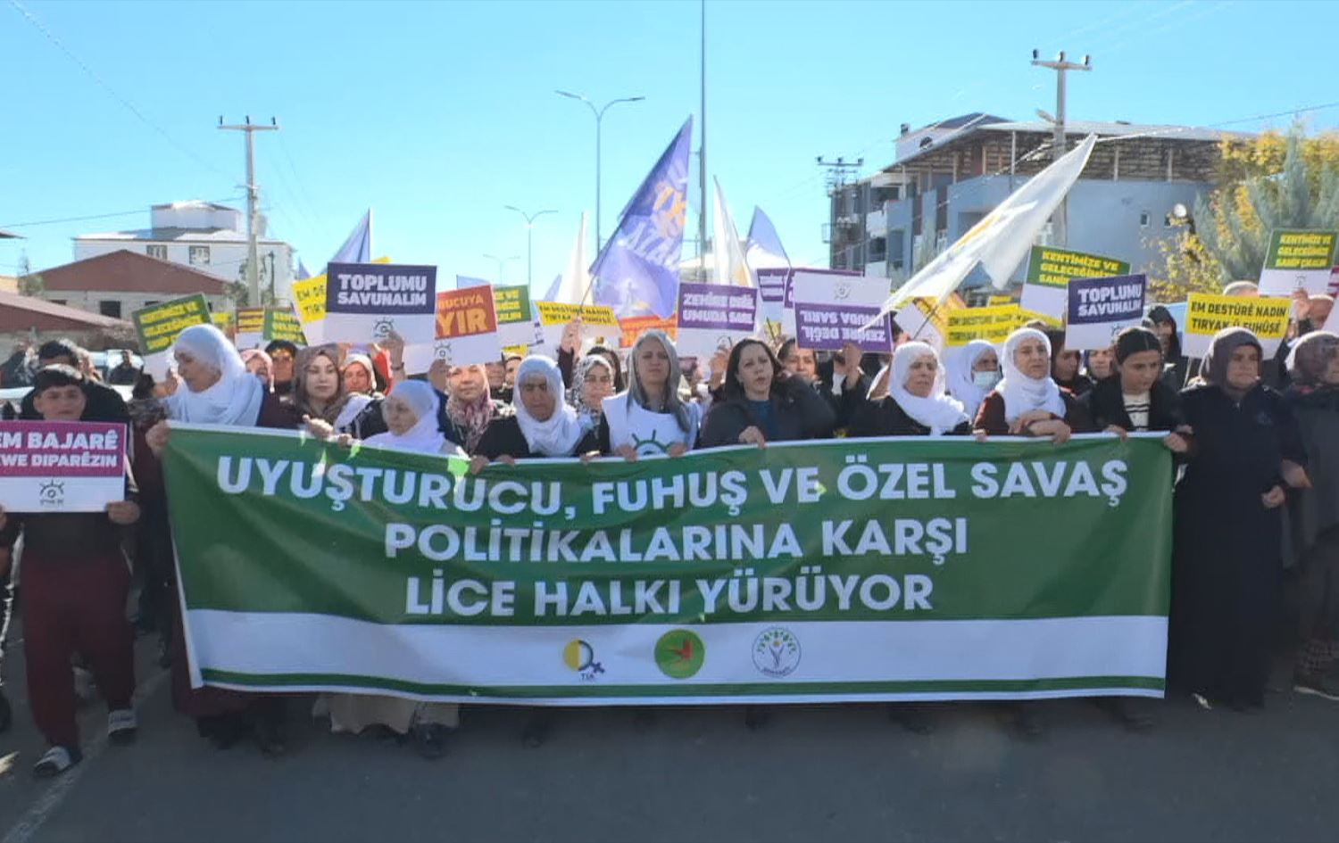 Meşa li dijî fihûş û madeyên hişbir /Wêne: Rûdaw