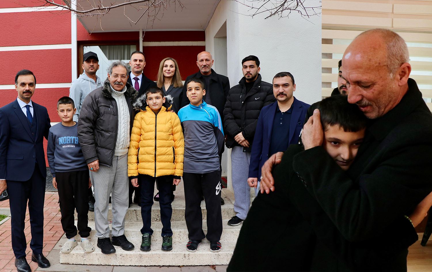 Twelve-year-old Ali Ghazi reunites with his family after 11 years in ISIS captivity, on December 15, 2025. Photo: Iraqi embassy in Ankara