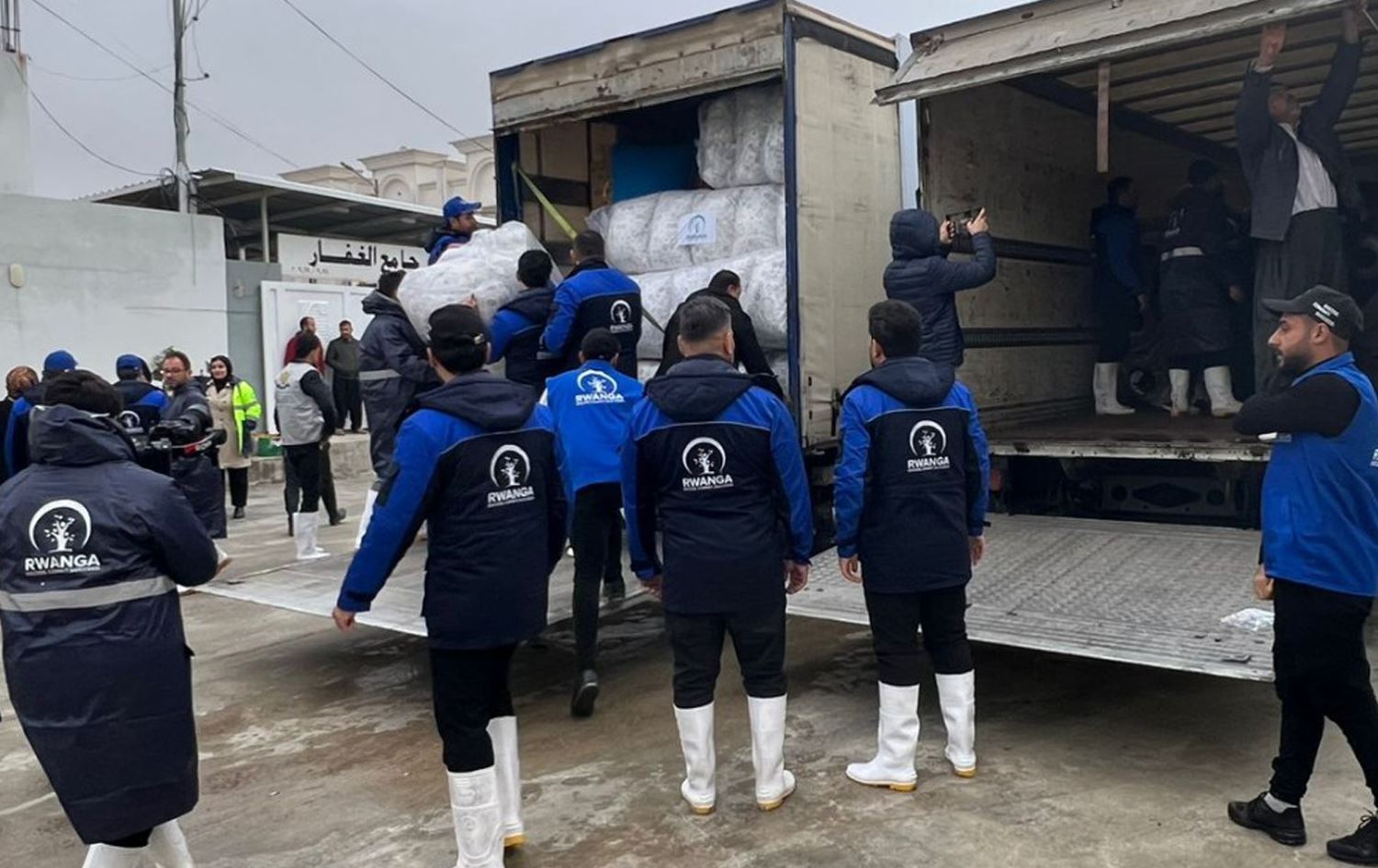 مؤسسة روانگه: وزّعنا مساعدات إغاثية على 1240 عائلة متضررة بكركوك وجمجمال وكرميان 