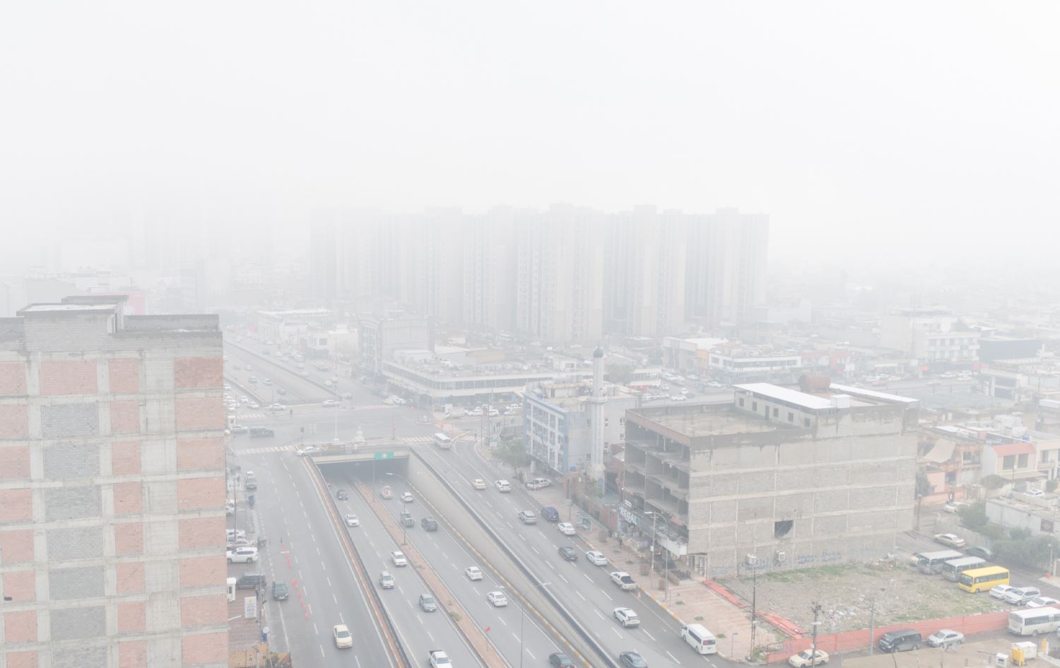 کەشناسی هۆشداریی دا؛ تەمێکی چڕ عێراق و هەرێمی کوردستان دەگرێتەوە