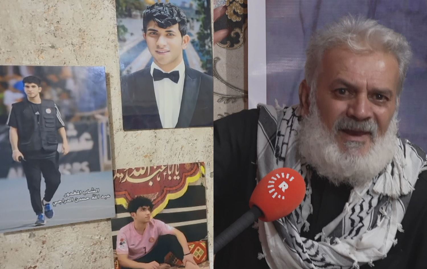 حسن الدراجي وصور ابنه عبد الله