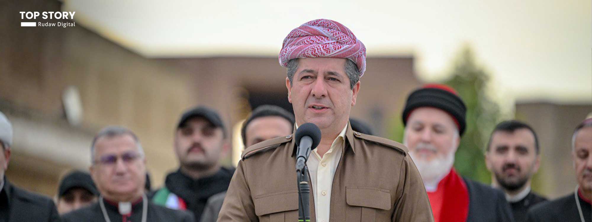 مەسرور بارزانی لە رۆژی ئاڵای کوردستان: ئەم ئاڵایە بووەتە دوا بەرگی جەستەی هەزاران شەهید