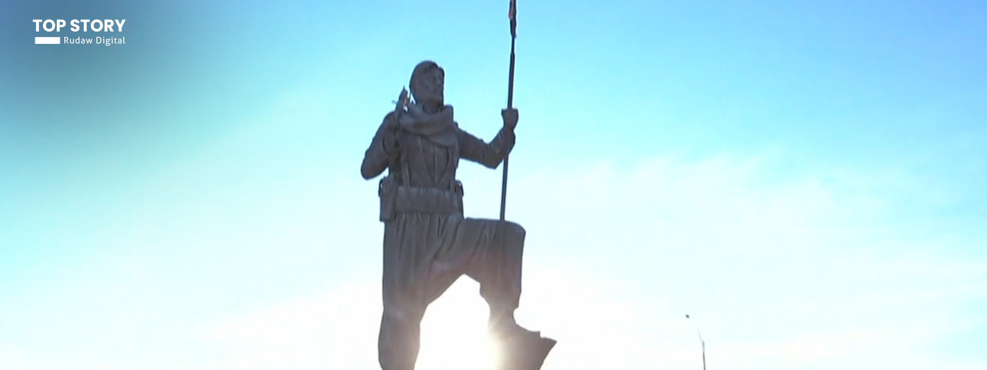 لە کەرکووک رێگە نەدرا ئاڵای کوردستان لەسەر پەیکەری پێشمەرگە هەڵبکرێتەوە