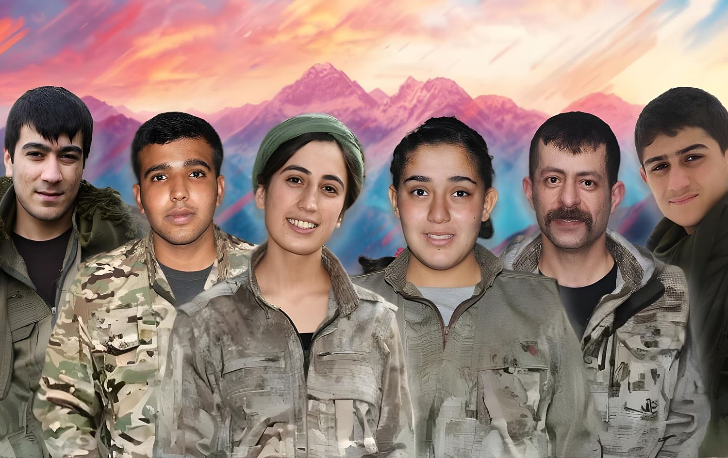 هەپەگە ناسنامەی شەش گەریلای ئاشکرا کرد کە لە زاپ گیانیان لەدەستداوە